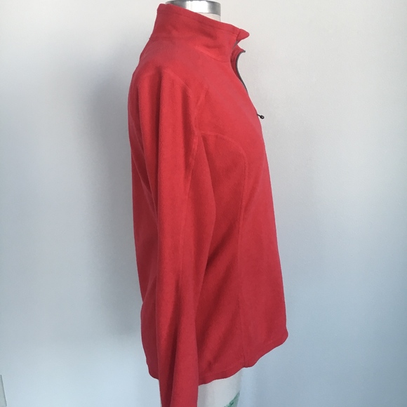 North Face Pink Fleece Quarter Zip - Picture 6 of 8